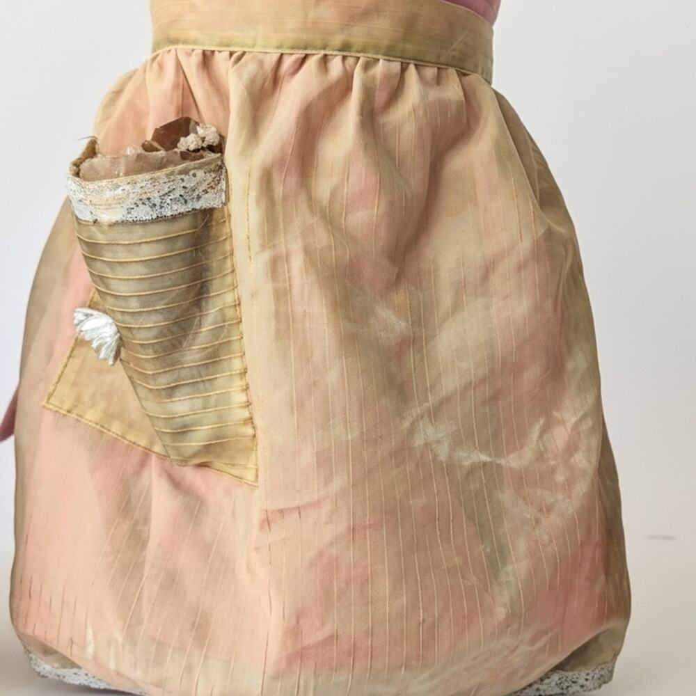 Vintage Sheer Yellow Apron